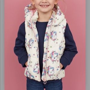 H&M Padded vest with hoodie
